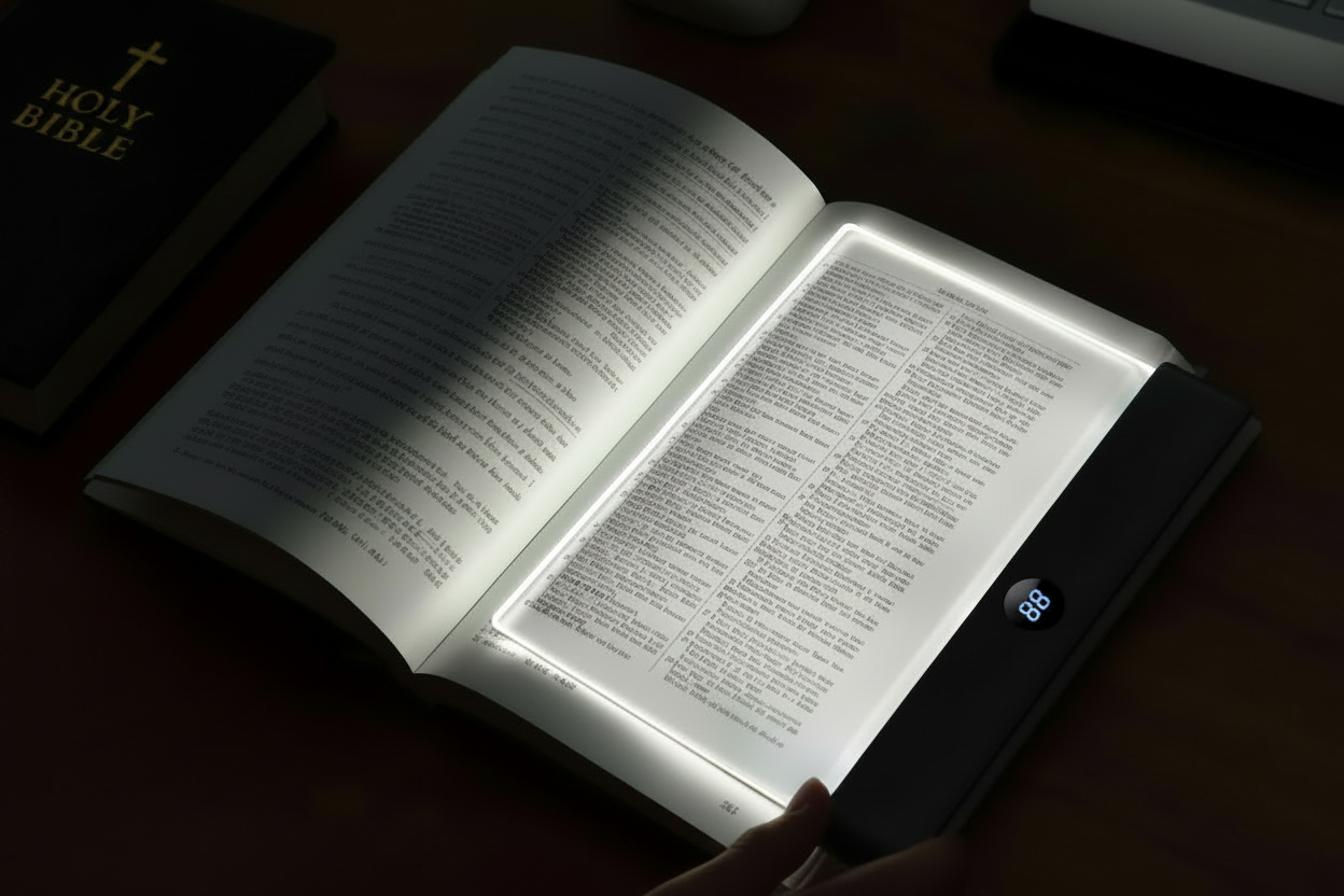 Lámpara de Lectura LED Recargable con Temporizador